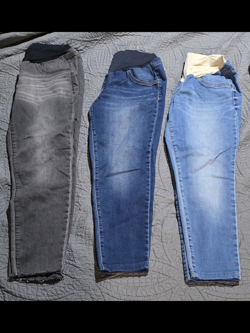 Maternity Jeans Bundle - A GLOW by Kohl's - Medium/Size 12 - Excellent Condition